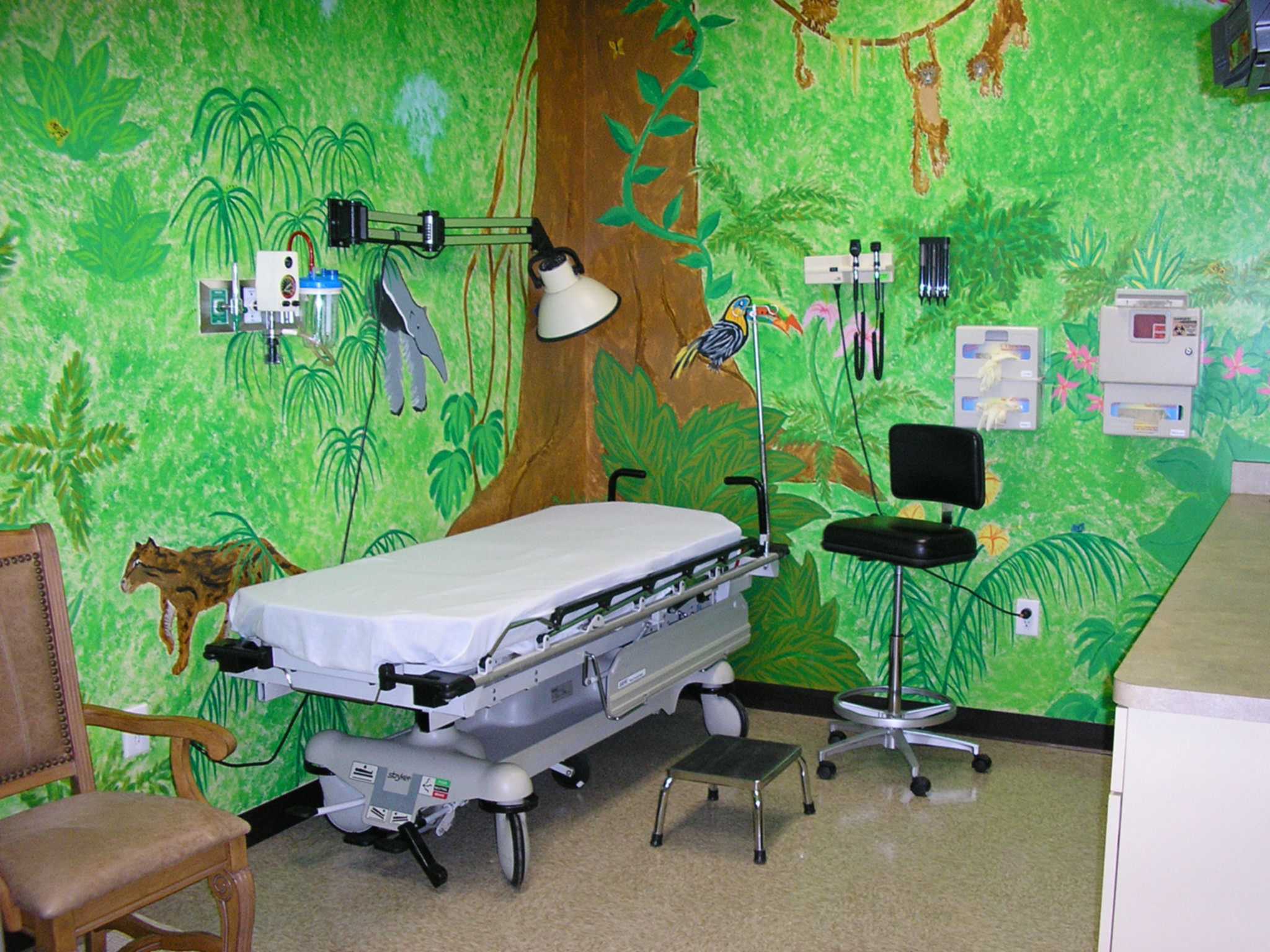 pediatric room for medical care of children