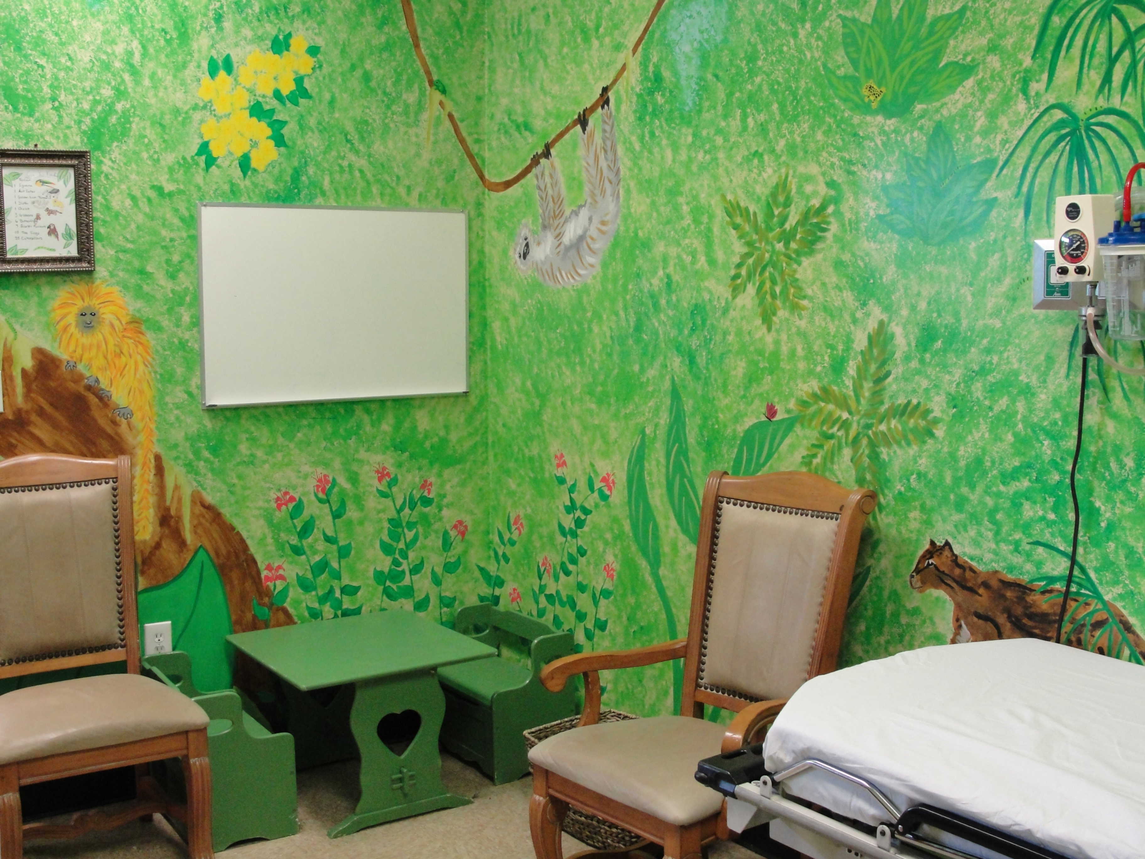 pediatric room for medical care of children